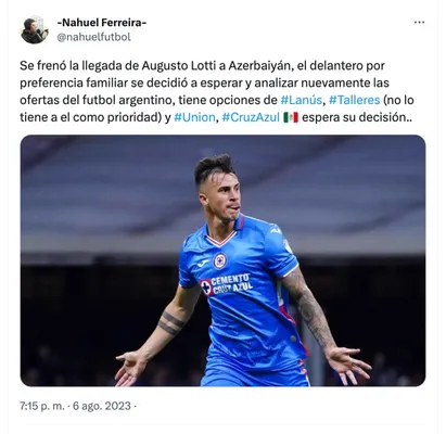 Nahuel Ferreira | Twitter