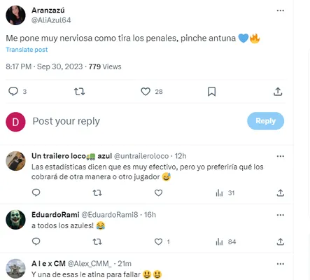 Comentarios en Twitter