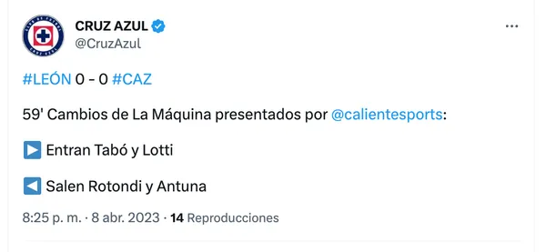 Cruz Azul | Twitter
