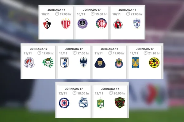 Jornada 17 - Apertura 2023