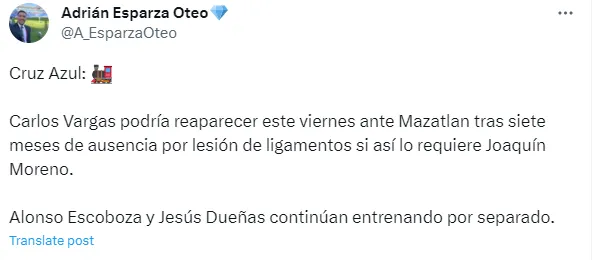 Información de Adrián Esparza Oteo