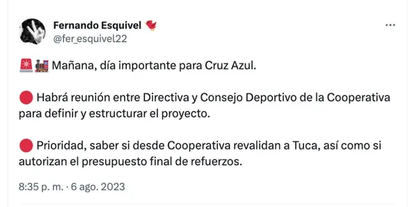 Fernando Esquivel | Twitter