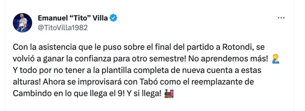 Tito Villa | Twitter