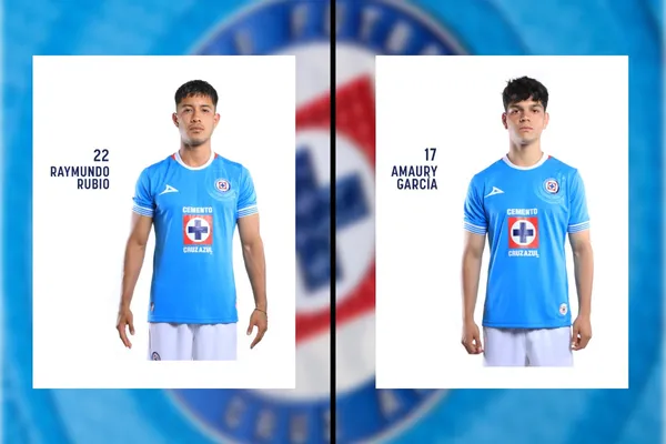 Rubio y García, refuerzos juveniles de La Máquina para el Apertura 2024.