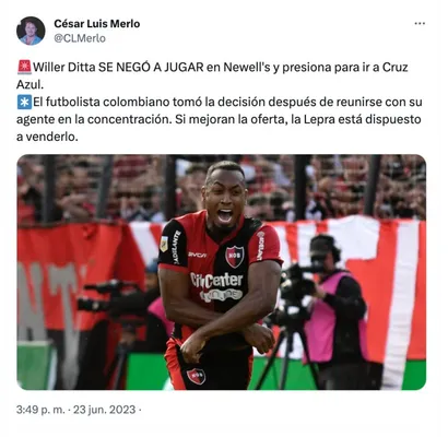 César Luis Merlo | Twitter