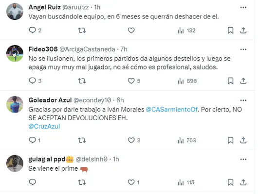 Reacciones de la afición de Cruz Azul al fichaje de Iván Morales
