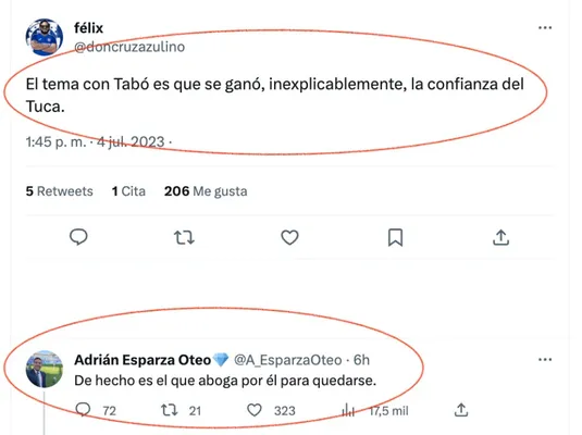 Imagen tomada de Twitter