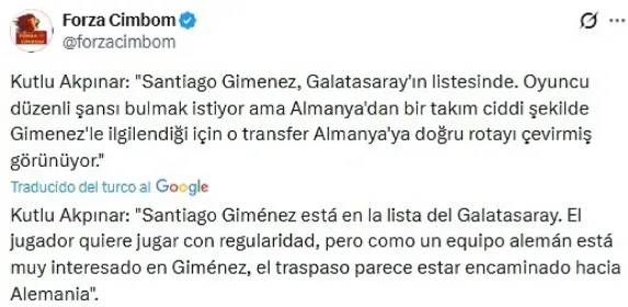 Información del periodista Kutlu Akpinar