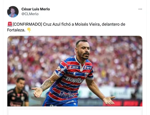 Moisés Vieira | César Luis Merlo (Twitter)