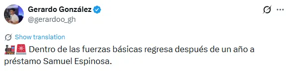 Información de Gerardo González
