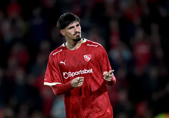 Kevin Lomónaco es uno de los referentes de Independiente de Avellaneda (Getty)