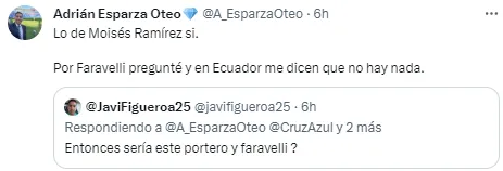 ¿Ramírez a Cruz Azul sí y Faravelli no? (@A_EsparzaOteo)