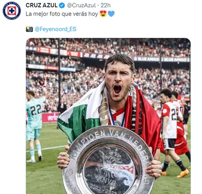 Publicación de Cruz Azul en Twitter