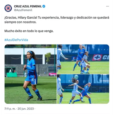 Cruz Azul Femenil | Twitter