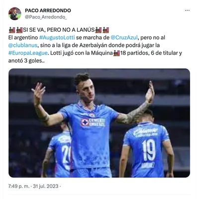 Paco Arredondo | Twitter