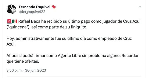 Fernando Esquivel | Twitter