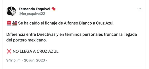Fernando Esquivel | Twitter