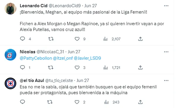Usuarios a través de Twitter