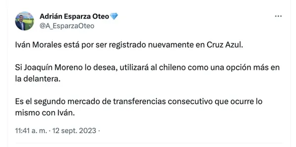 Adrián Esparza | Twitter