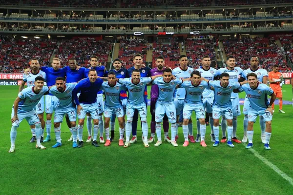 Parte del plantel de Cruz Azul que disputó el Apertura 2023.