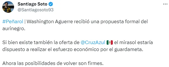 Información de Santiago Soto (TW)