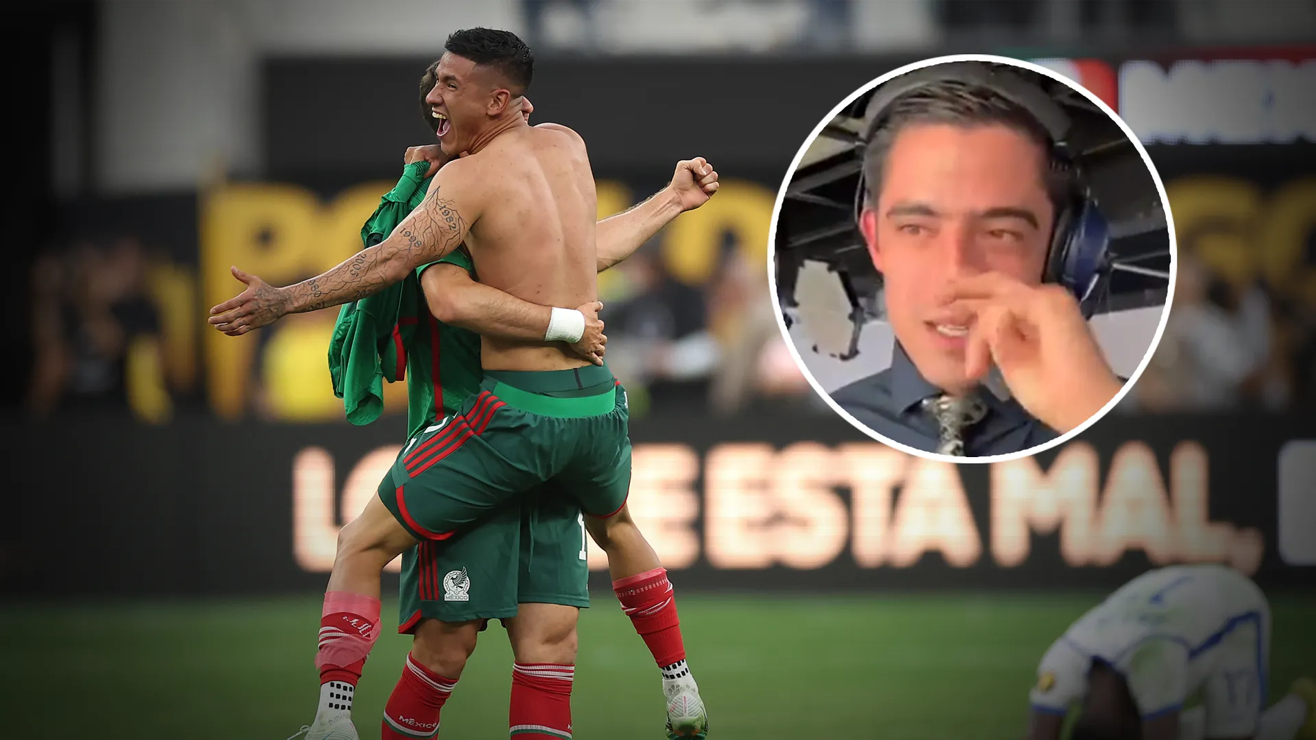 Andrés Vaca y su emoción al narrar el agónico gol del ex Cruz Azul