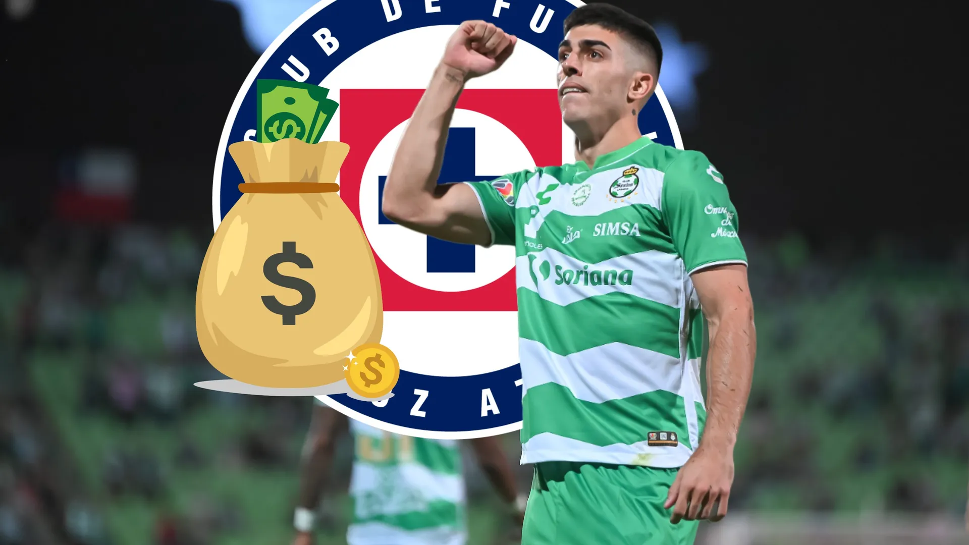 Cruz Azul ya sabe cuánto dinero pide Santos por Juan Brunetta