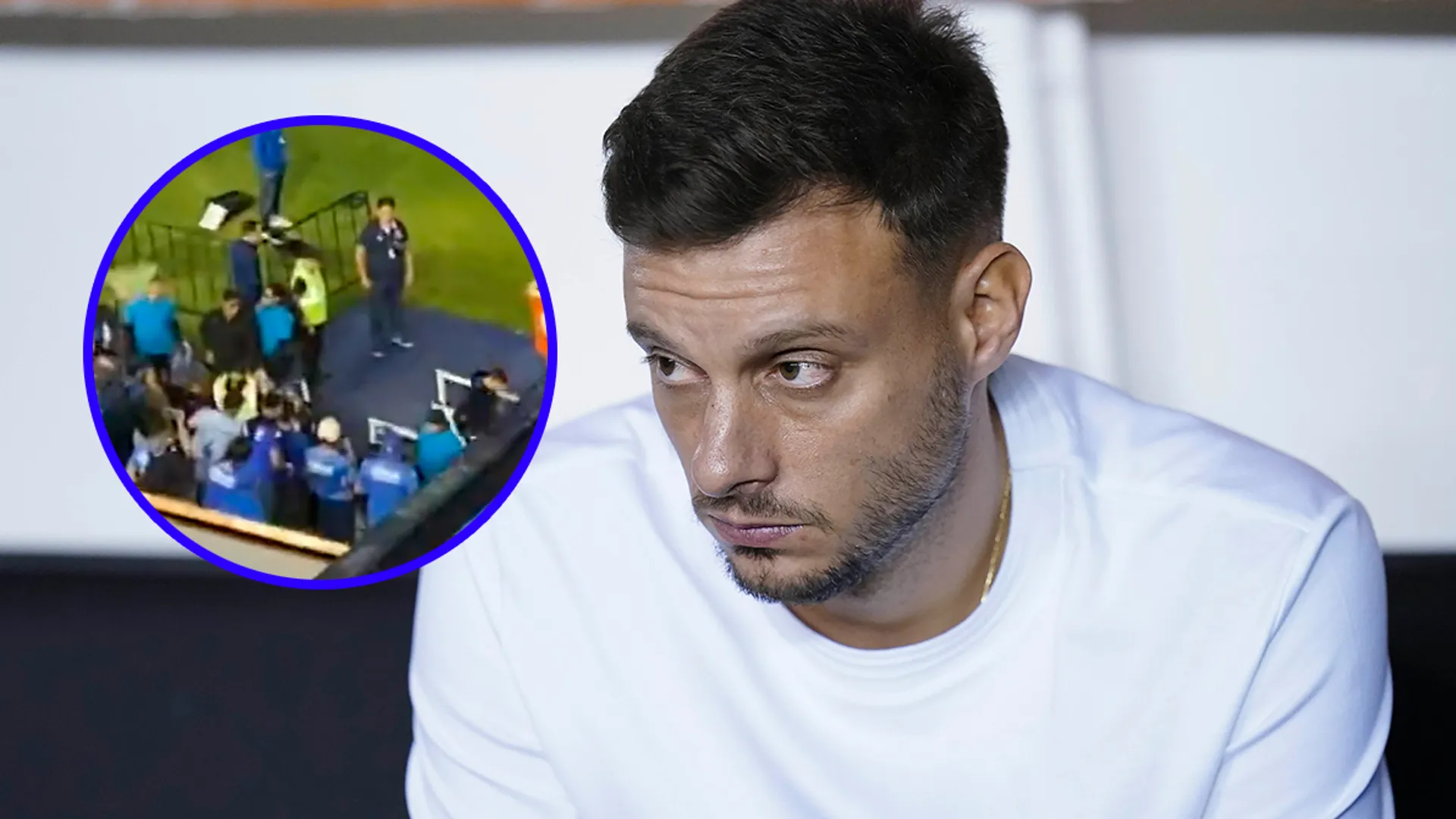 Lo que la televisión no mostró: aficionado de Cruz Azul y su agresión a Martín Anselmi