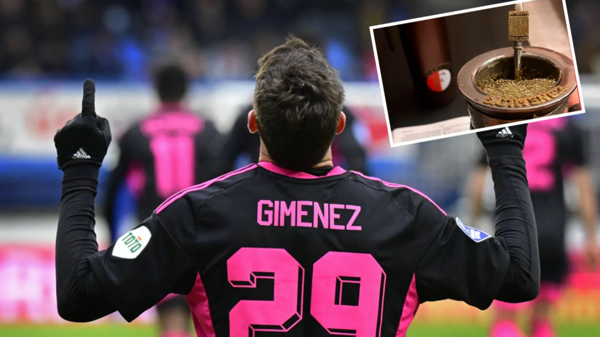 El detalle en el mate de Santiago Giménez que enamora a Cruz Azul