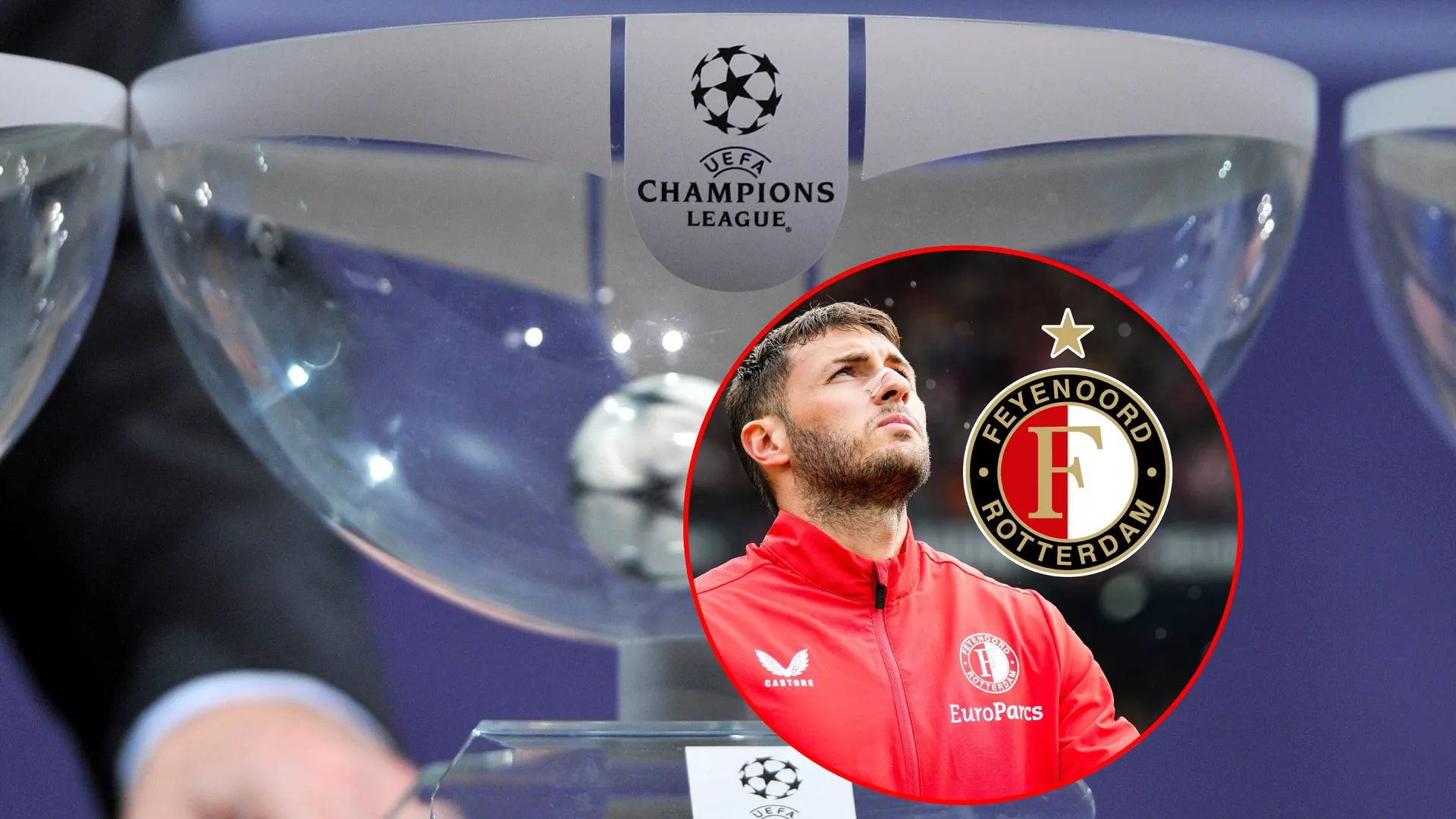 El grupo de Santiago Giménez en la Champions League