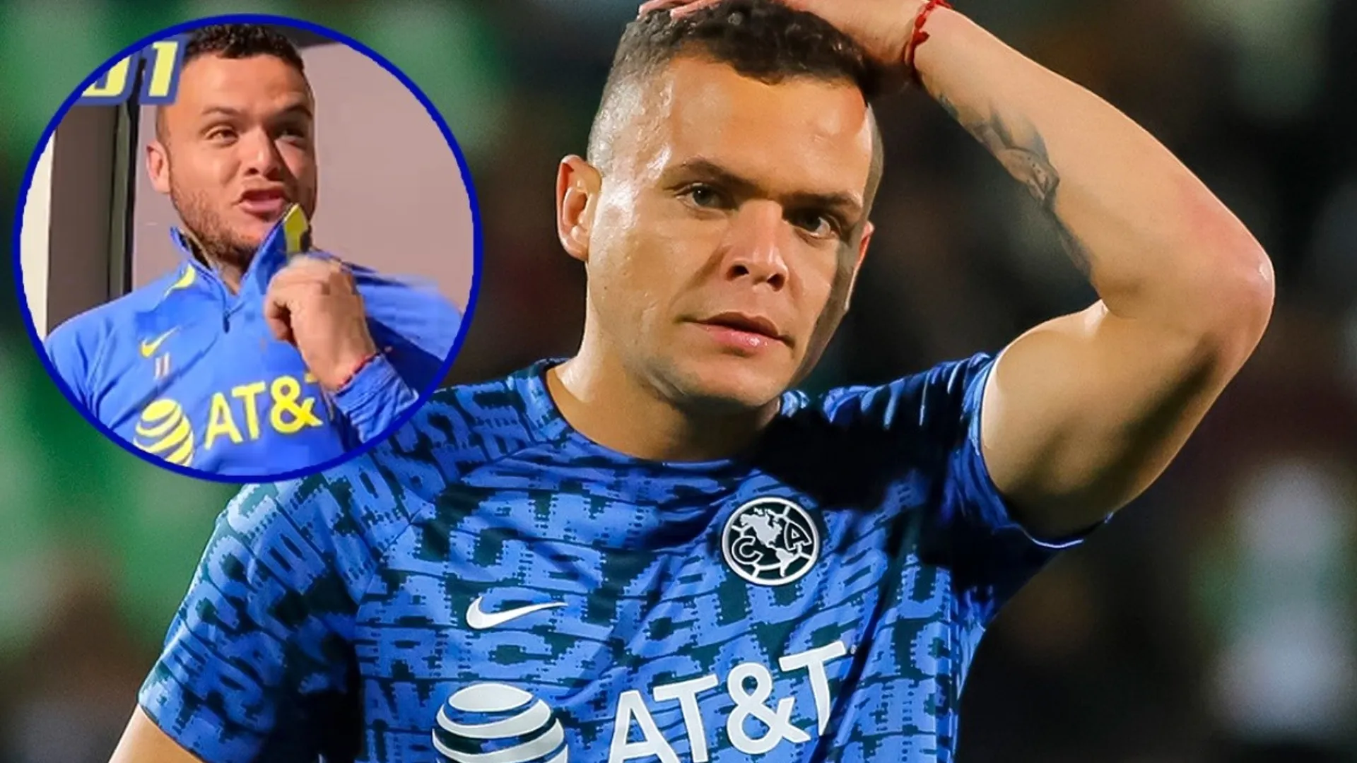 ¿Hubo beso o no? La nueva polémica del Cabecita Rodríguez con el escudo del América
