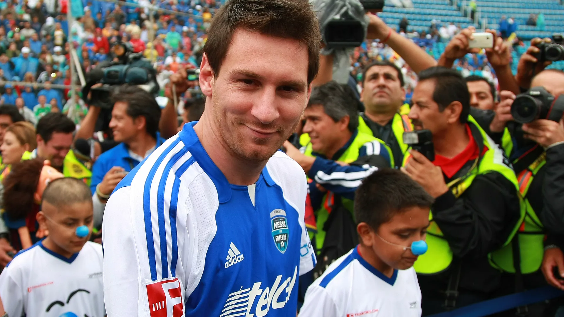 El día que Lionel Messi jugó en el Estadio Azul.