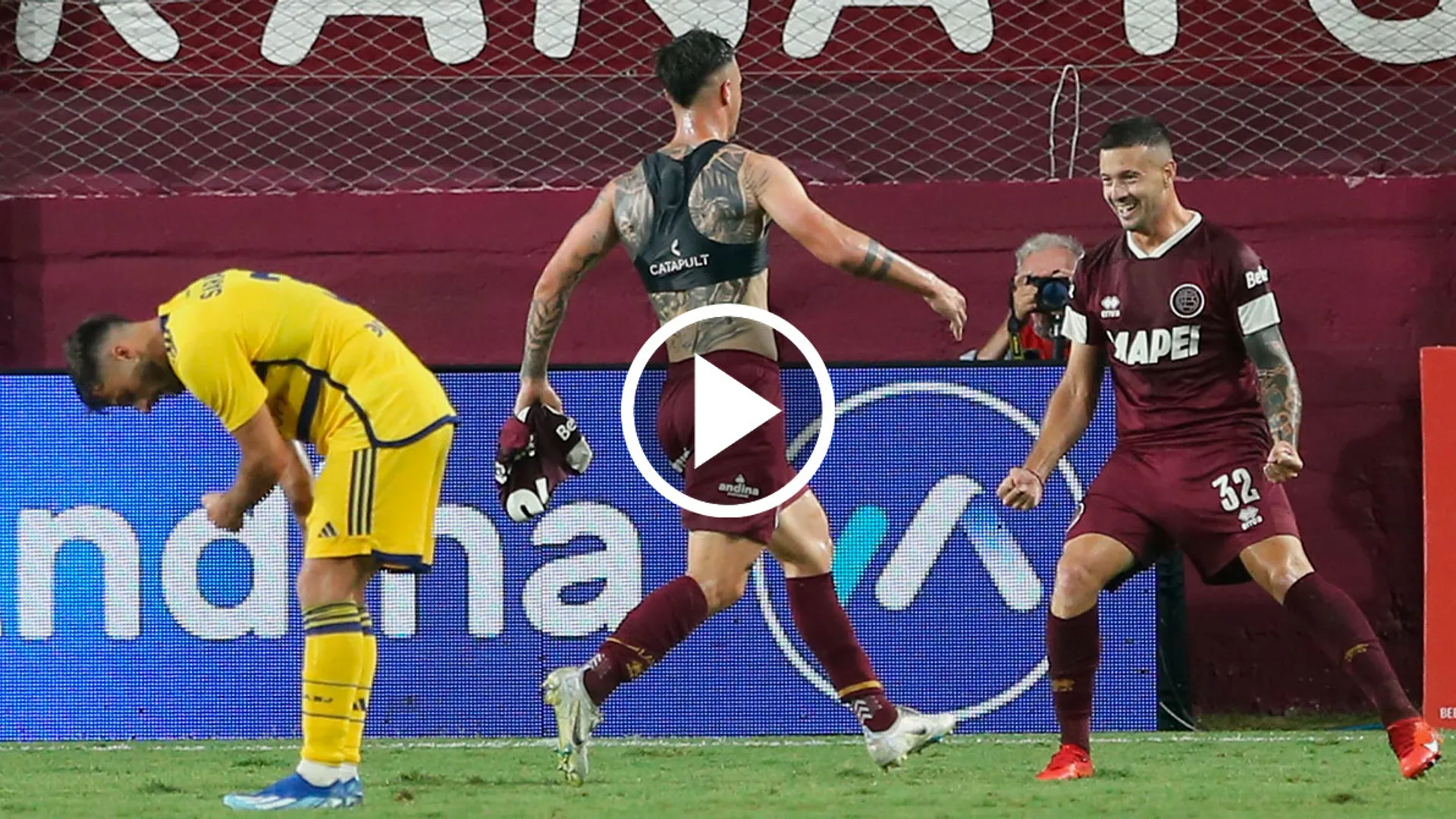 Conexión cementera: asistencia de Ramiro Carrera y gol de Augusto Lotti en Argentina