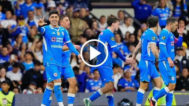 Cruz Azul golea a Juárez en el Banorte con goles de Montaño, Charly, Campos y Palavecino.
