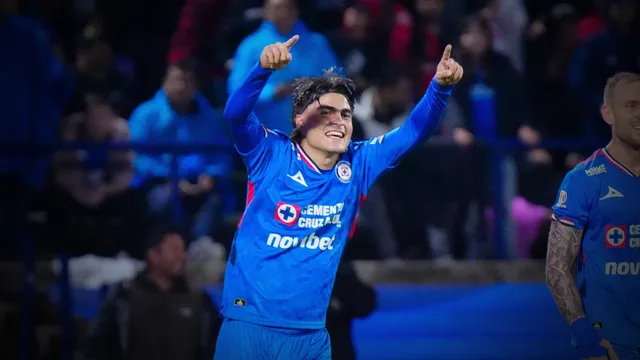 Luka Romero marcó el gol del trinfuo para Cruz Azul vs. Toluca.