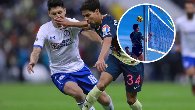 El ex Cruz Azul juega futvoley.