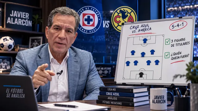 Javier Alarcón analizó el plantel de Cruz azul y armó su posible XI para enfrentar al América.