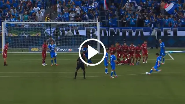 Enorme definición por parte del argentino en el segundo tiempo.