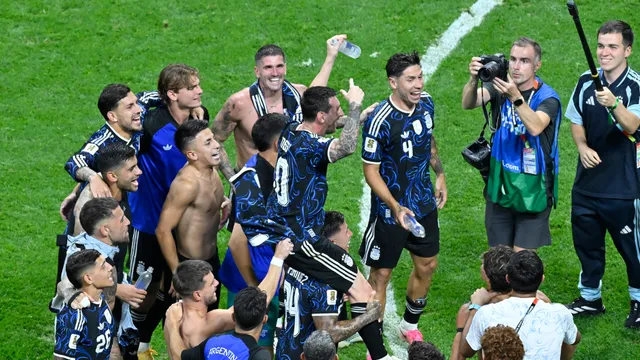 Así celebraron Piovi, Paradela y Palavecino el pase de Argentina a la final del Mundial