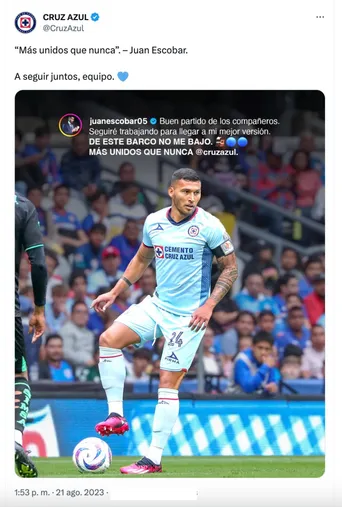 Cruz Azul | Twitter