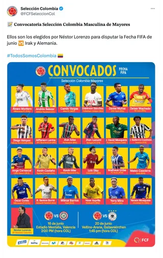 Selección Colombia | Twitter