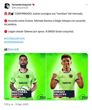 Fernando Esquivel | Twitter