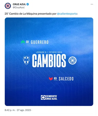 Cruz Azul | Twitter