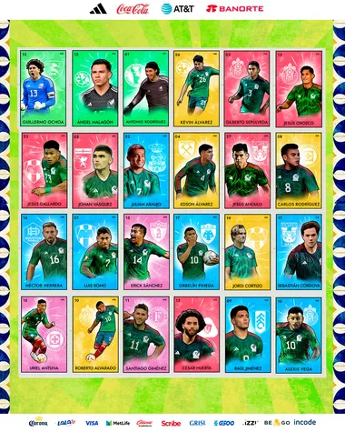 Los convocados del Tri para esta fecha FIFA. (@miseleccionmx)