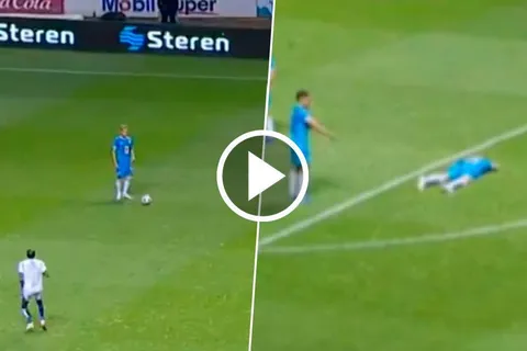 ¡En el suelo! La reacción de Gonzalo Piovi tras su error en el gol del Puebla vs. Cruz Azul