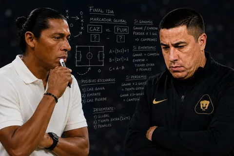 Cruz Azul y Pumas sacan cuentas en la final.