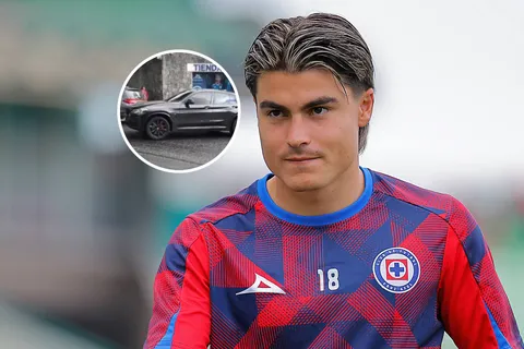 El millonario carro con el que Luka Romero se retiró de La Noria