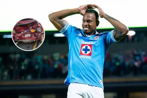 Así quedó el carro de Willer Ditta tras el accidente