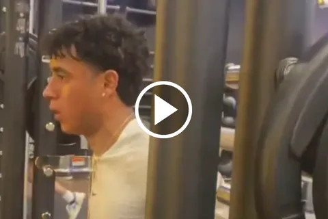 El entrenamiento de Amaury Morales fuera de Cruz Azul.