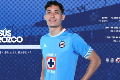 Así presentó Cruz Azul a Jesús Orozco Chiquete.